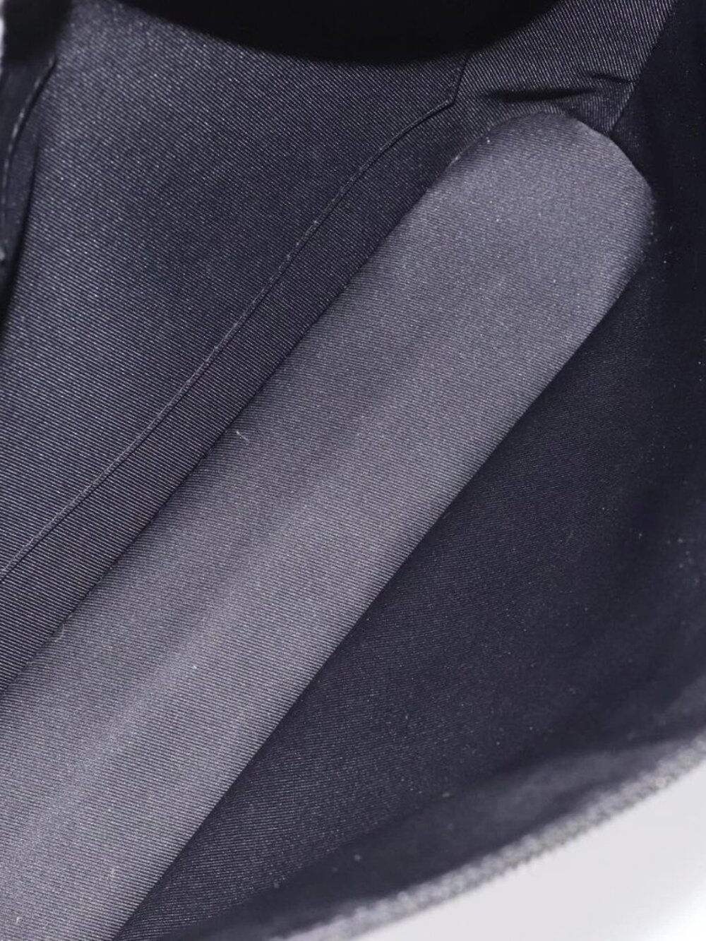 LOUIS VUITTON Eclipse Glaze Pochette Cosmos Clutch Bag M63373 LV Auth BA2380 - Picture 10 of 14